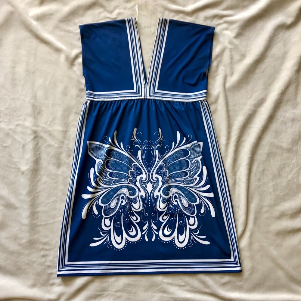 Adorable Forever 21 cute blue dress-size S